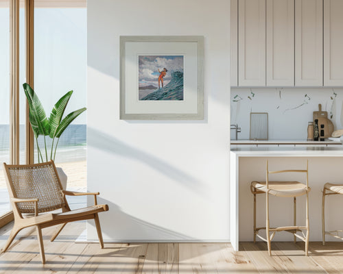 Mountain Sliding Paper Print - Unframed