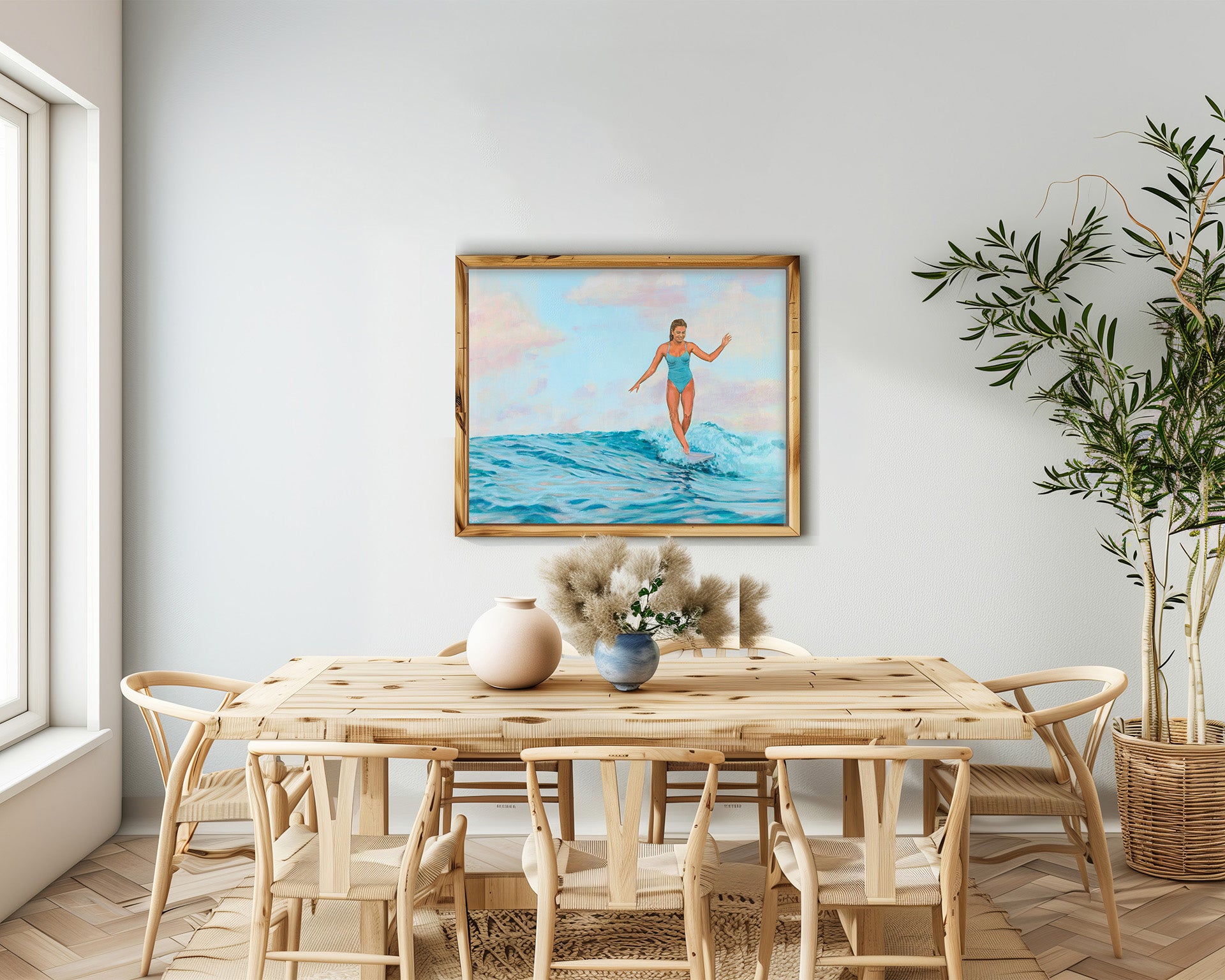 Turquoise Ride Canvas Print