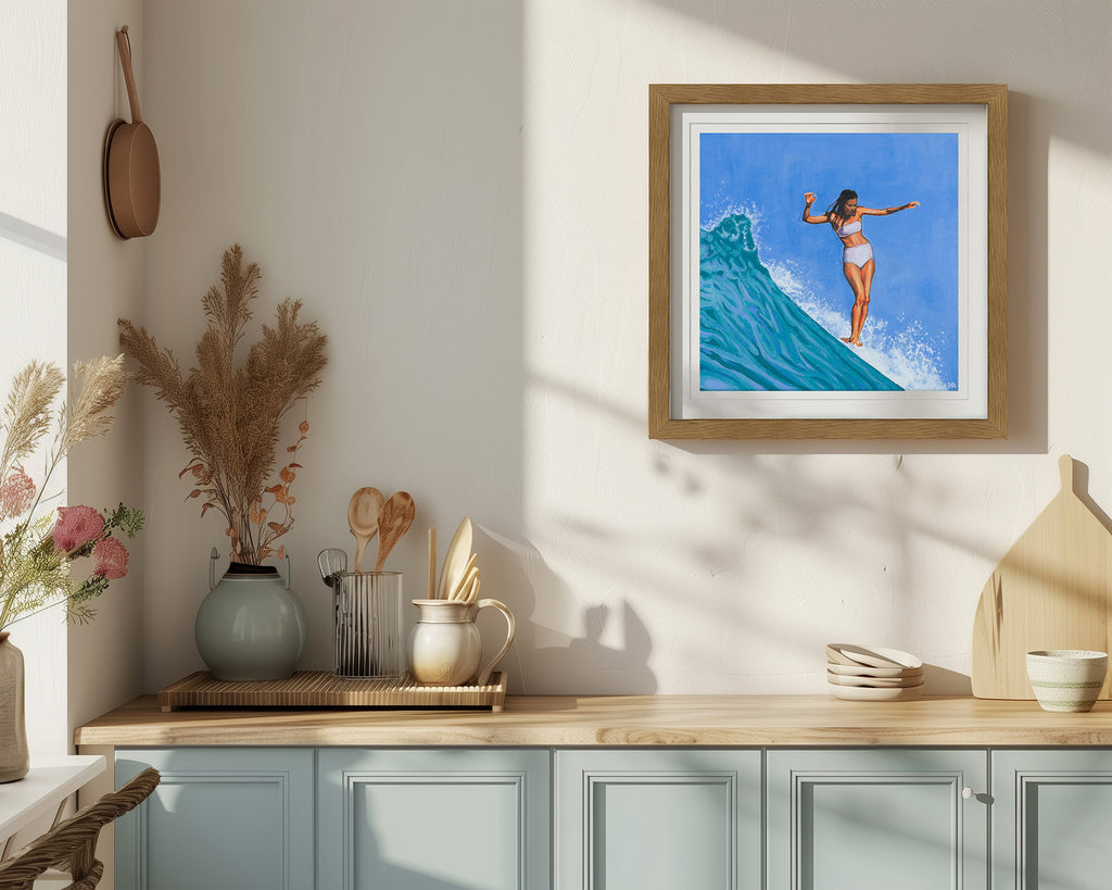 Lilac Sliding Paper Print - Unframed