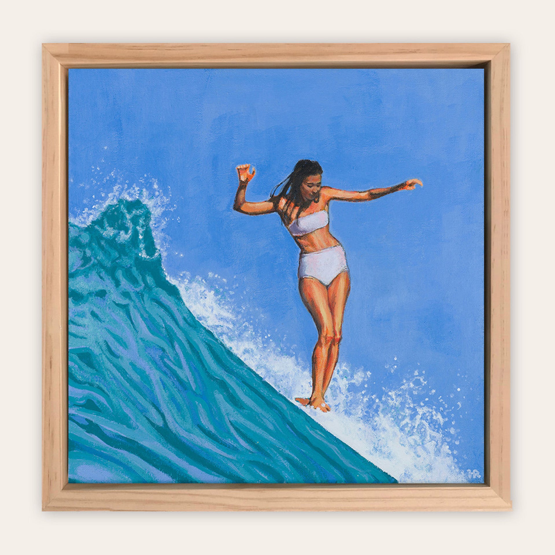 Lilac Sliding Canvas Print