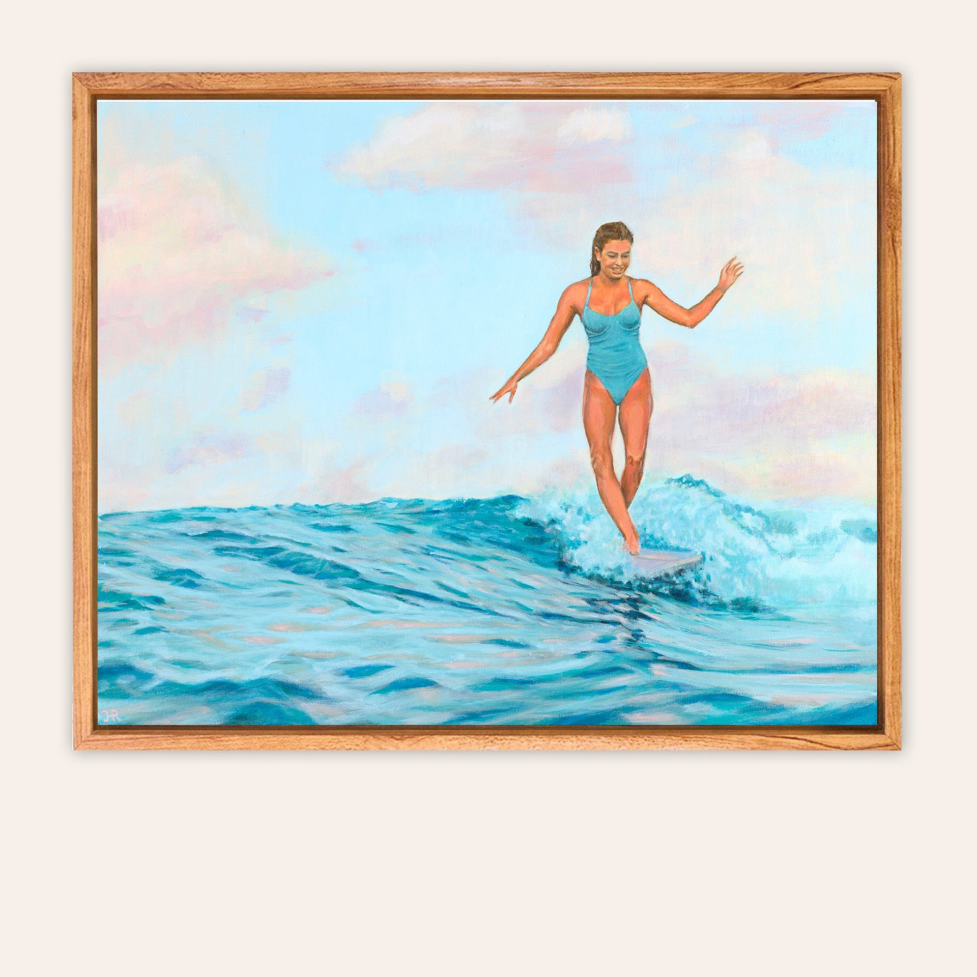 Turquoise Ride Canvas Print
